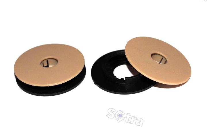 Interior mats Sotra two-layer beige for Skoda Superb (2013-2015), set Sotra 07540-CH-BEIGE