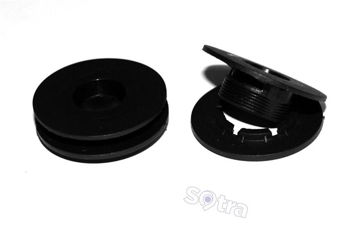 Interior mats Sotra two-layer black for Citroen C4 picasso (2013-), set Sotra 08581-GD-BLACK