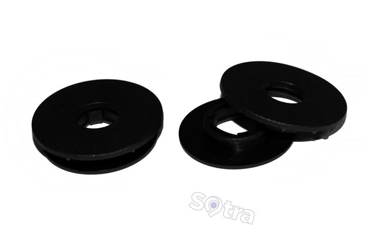 Interior mats Sotra two-layer black for Peugeot 308 (2013-), set Sotra 08687-GD-BLACK