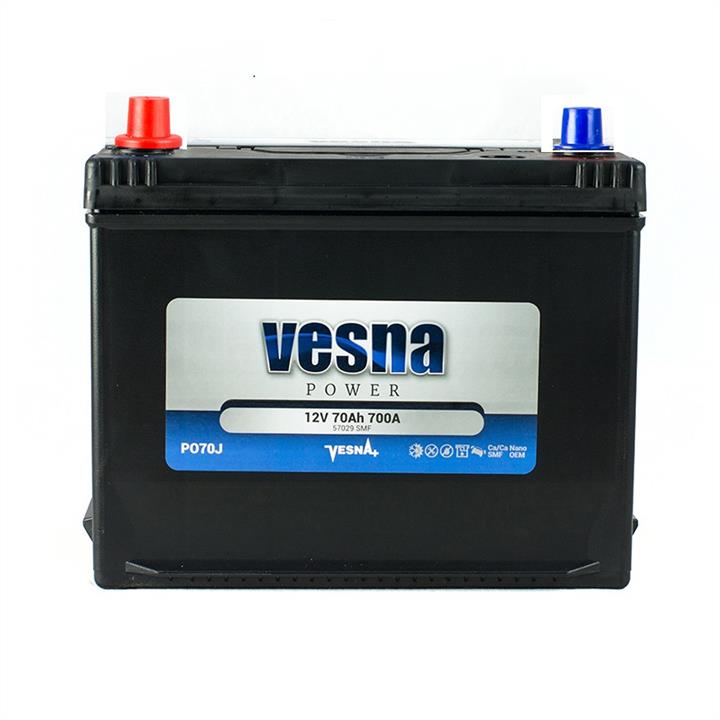 Vesna 415370 Battery Vesna Power 12V 70AH 700A(EN) L+ 415370