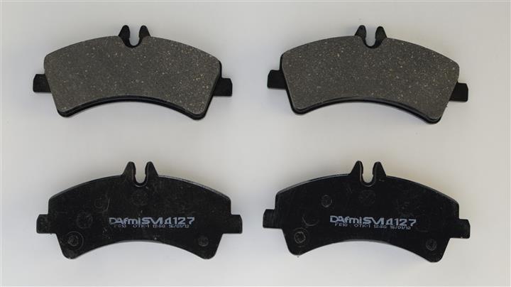 Rear disc brake pads, set DAfmi D127SMI