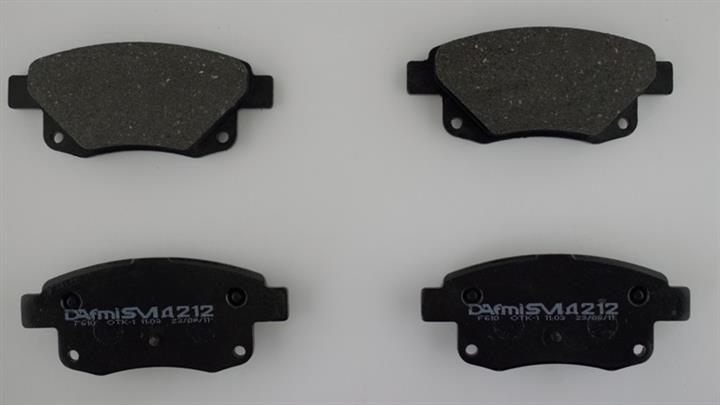 DAfmi D212SMI Rear disc brake pads, set D212SMI