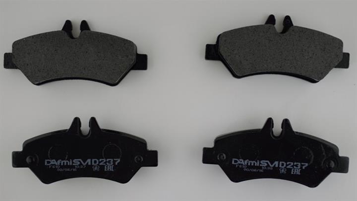 Rear disc brake pads, set DAfmi D237SMI