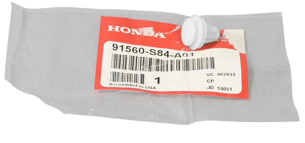 Honda 91560-S84-A01 Clip, door lining (natural) 91560S84A01