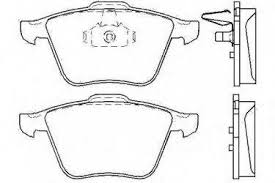 Volvo 30793857 Brake Pad Set, disc brake 30793857