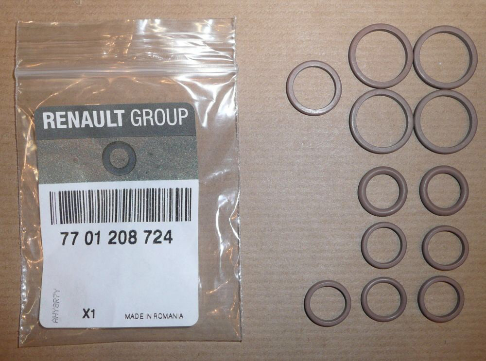 Renault 77 01 208 724 Air conditioner gaskets, kit 7701208724
