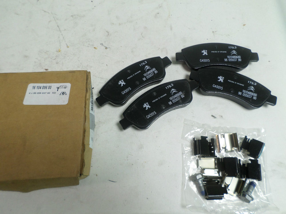 Citroen/Peugeot 16 104 896 80 Front disc brake pads, set 1610489680