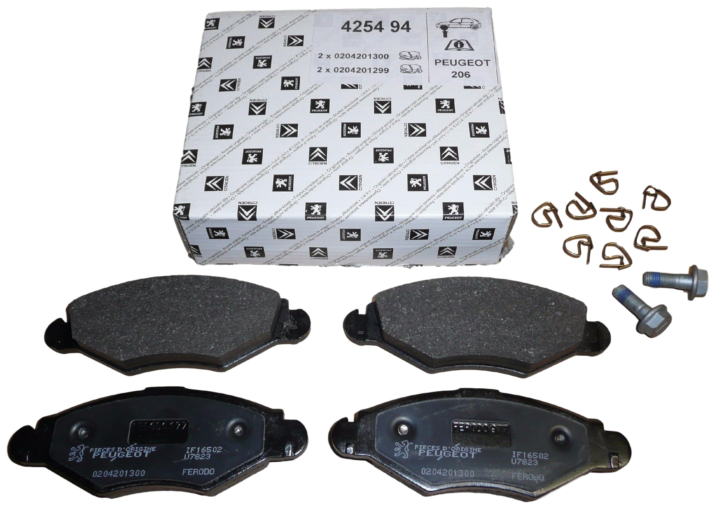 Brake pad Peugeot 106: 425494 Citroen/Peugeot Brake pad set