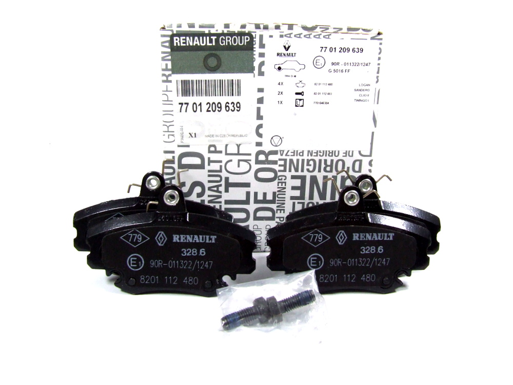 Renault 77 01 209 639 Brake Pad Set, disc brake 7701209639