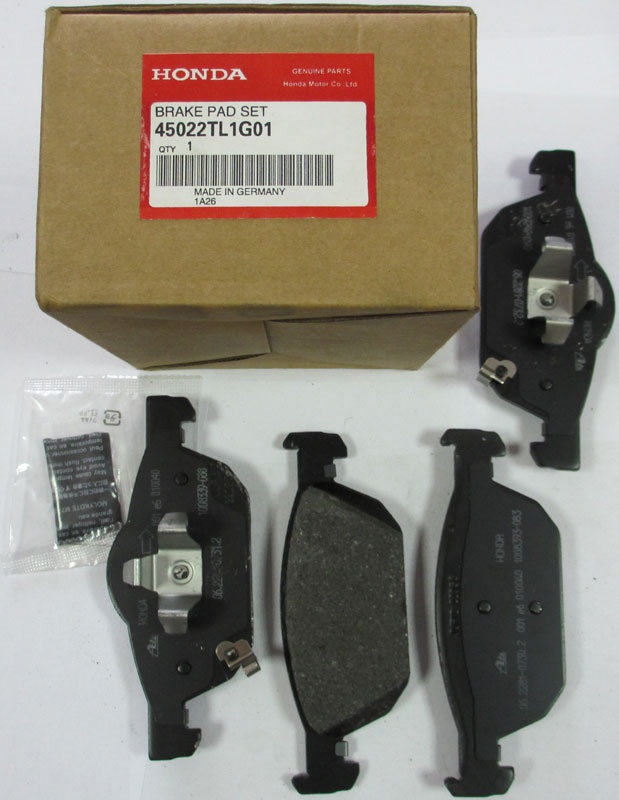Honda 45022-TL1-G01 Brake Pad Set, disc brake 45022TL1G01