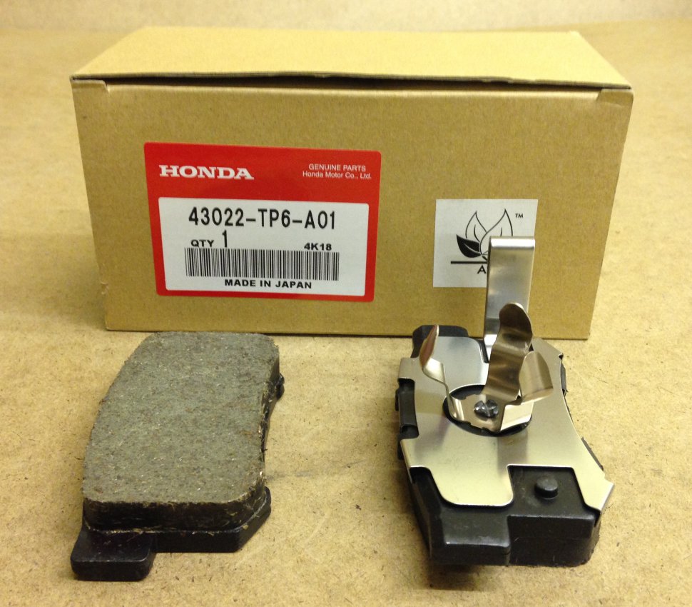 Honda 43022-TP6-A01 Disc brake pad set 43022TP6A01