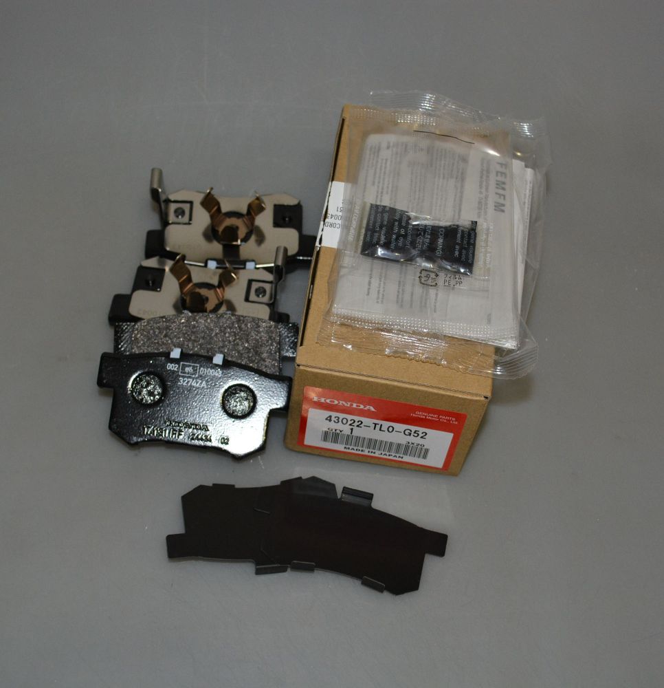 Honda 43022-TL0-G51 Brake Pad Set, disc brake 43022TL0G51