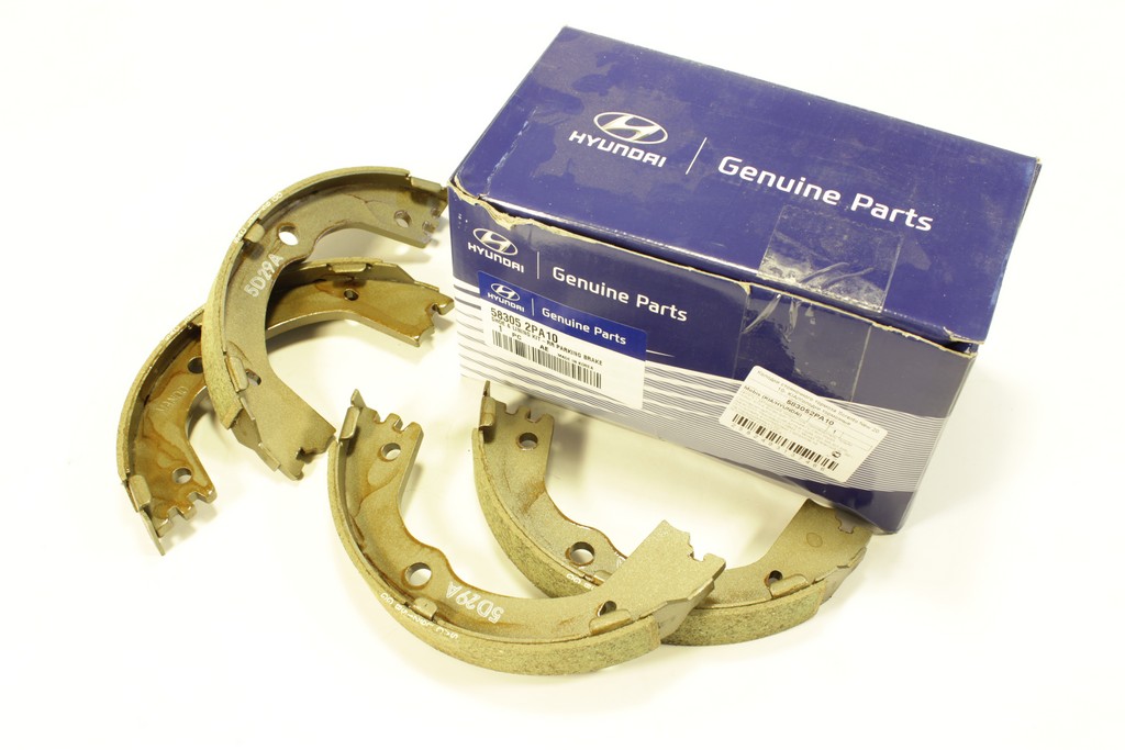 Parking brake shoes KIA Sorento (Kia Sorento): 583052PA10 Hyundai/Kia Handbrake shoes