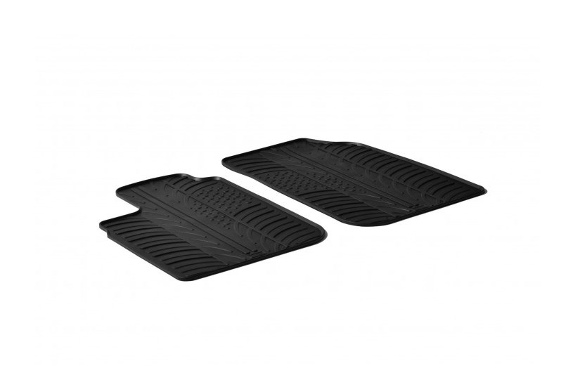 GledRing 0170-FR Interior mats GledRing rubber black for Dacia/Renault Logan 0170FR