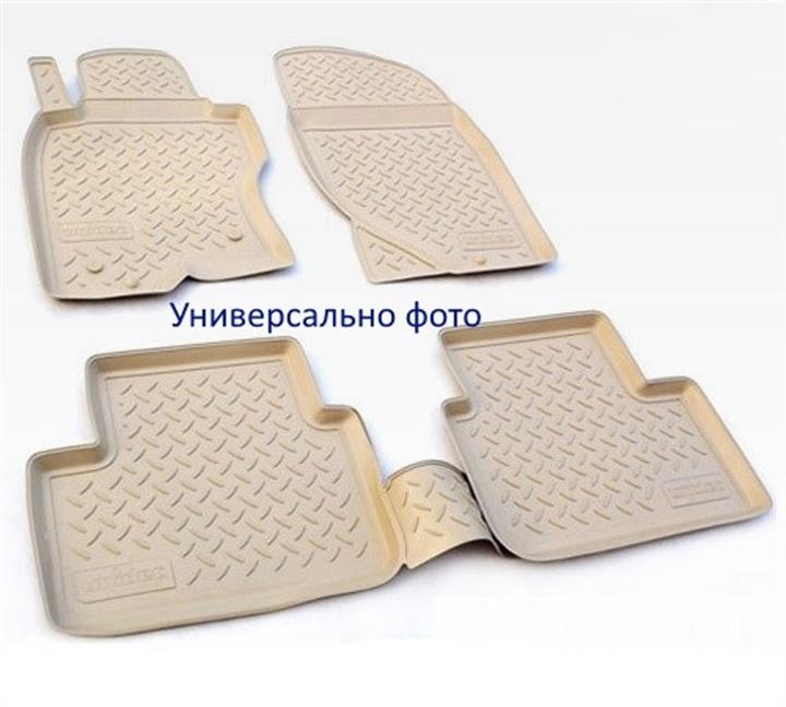 NorPlast NPL-PO-88-39B Interior mats NorPlast rubber beige for Lexus Lx470 (2002-2007), 4 pc. NPLPO8839B