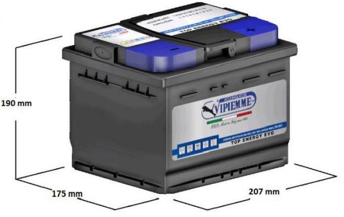 Vipiemme B030C Battery VIPIEMME 12V 50AH 480A(EN) R+ B030C