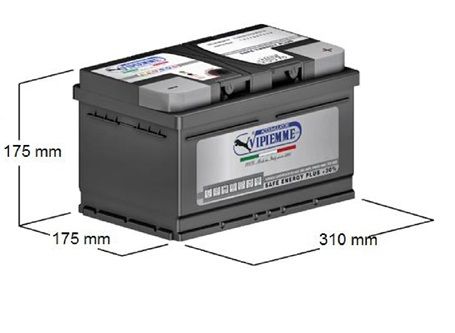 Vipiemme B658C Battery VIPIEMME 12V 88AH 820A(EN) R+ B658C