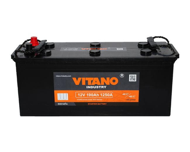 Vitano 190VIT Battery VITANO 12V 190AH 1250A(EN) L+ 190VIT