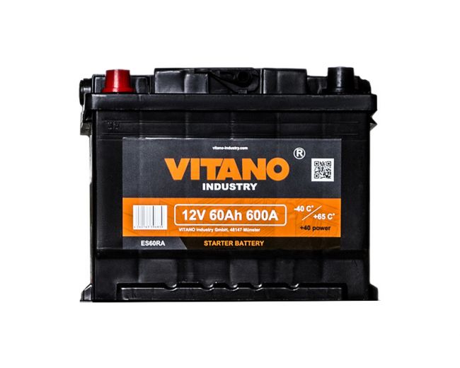 Vitano VB60 L Battery VITANO 12V 60AH 600A(EN) L+ VB60L
