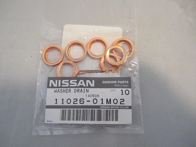 Seal Oil Drain Plug Nissan 11026-01M02