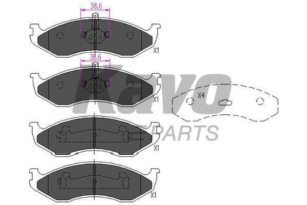 Buy Kavo parts BP-4017 at a low price in United Arab Emirates!