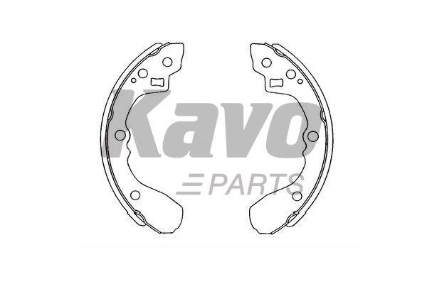 Kavo parts KBS-4407 Brake shoe set KBS4407 KBS4407 Kavo parts Brake shoe set