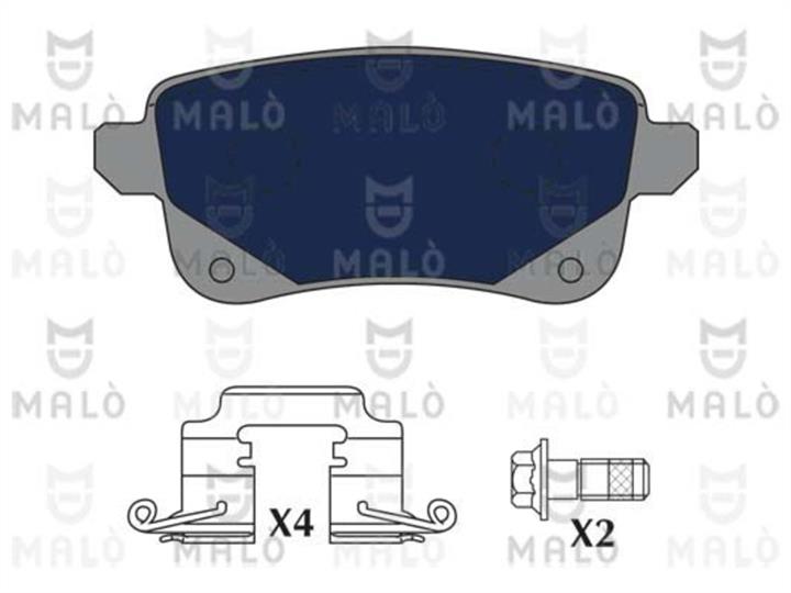 Malo 1051177 Brake Pad Set, disc brake 1051177