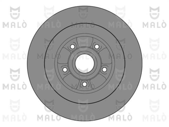 Malo 1110481 Rear brake disc, non-ventilated 1110481
