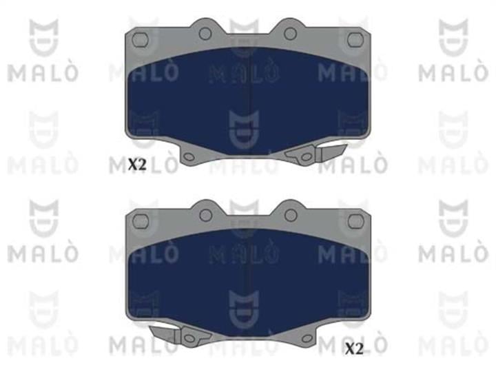 Malo 1051208 Brake Pad Set, disc brake 1051208