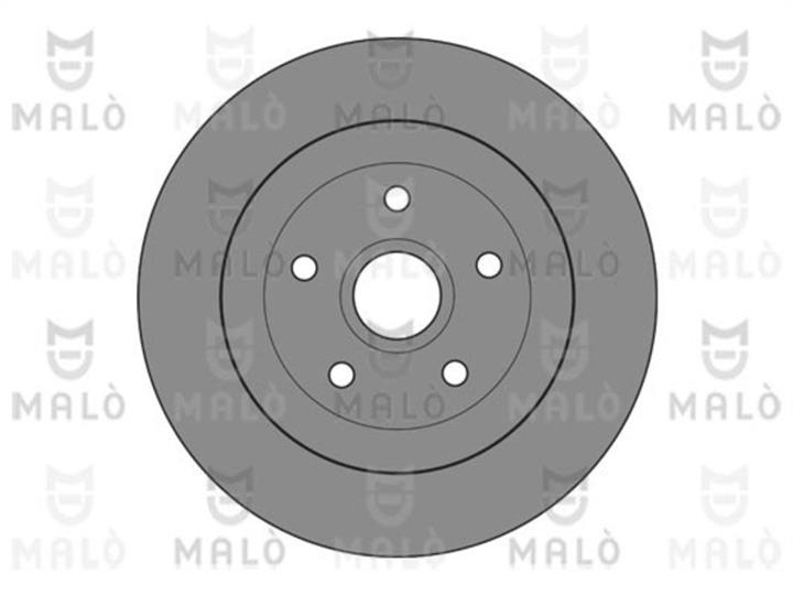 Malo 1110484 Rear brake disc, non-ventilated 1110484