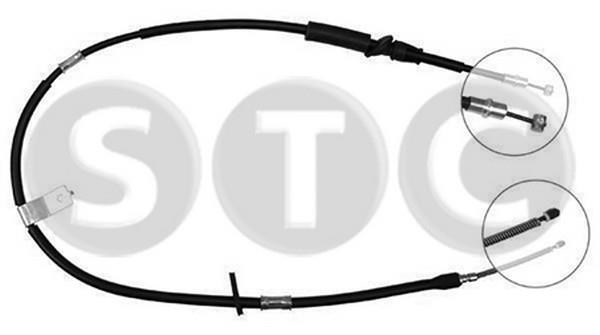 STC T481972 Parking brake cable left T481972