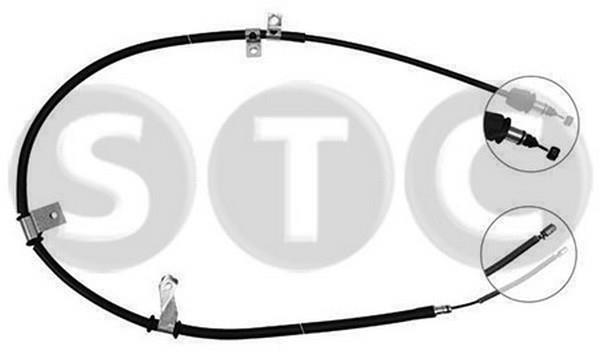 STC T481998 Parking brake cable left T481998