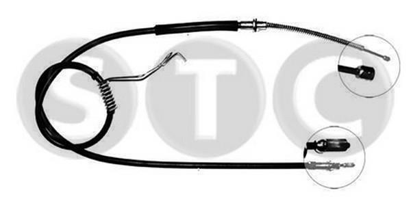 STC T480090 Parking brake cable left T480090