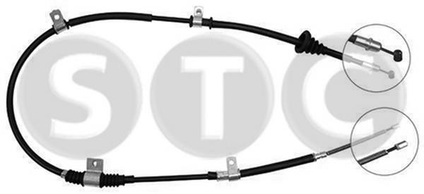 STC T481971 Parking brake cable, right T481971