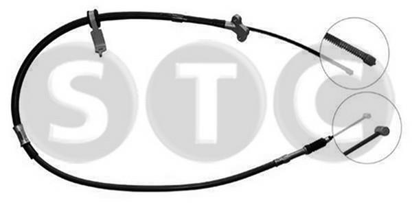 STC T483512 Parking brake cable, right T483512