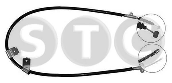 STC T482331 Parking brake cable, right T482331