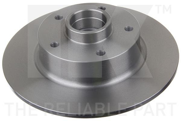 NK 203973 Rear brake disc, non-ventilated 203973