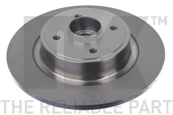 NK 203967 Rear brake disc, non-ventilated 203967