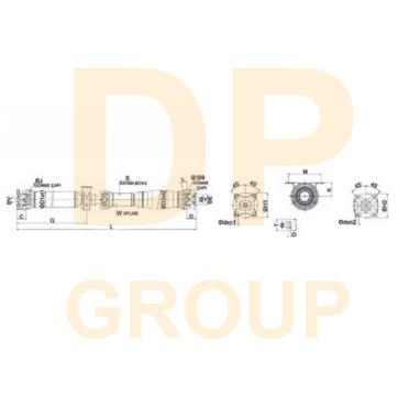 Dp group DS 1410 Shaft-drive DS1410