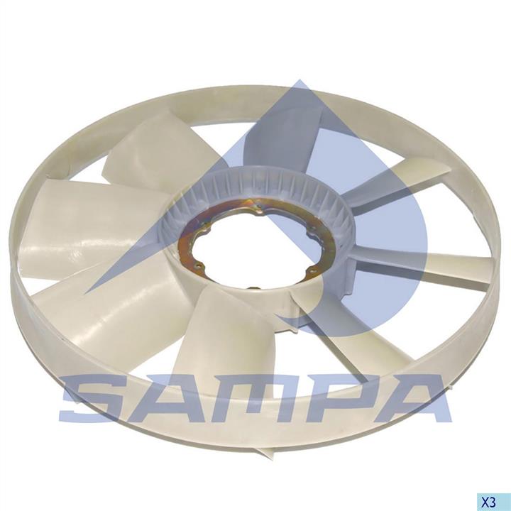 Sampa 200.174 Hub, engine cooling fan wheel 200174