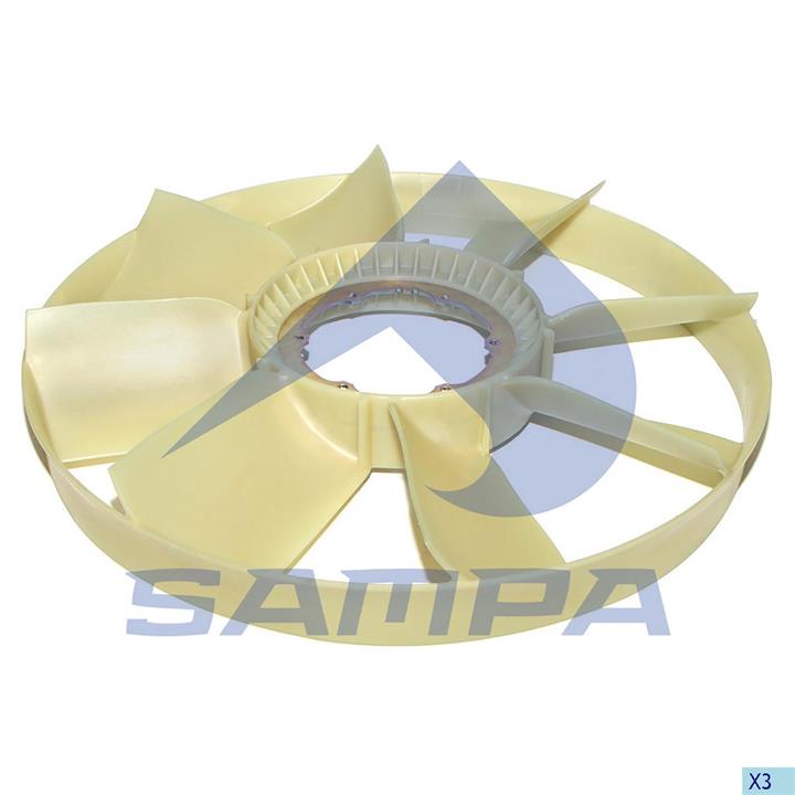 Sampa 200.161 Hub, engine cooling fan wheel 200161