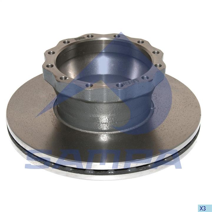 Sampa 021.046 Rear ventilated brake disc 021046