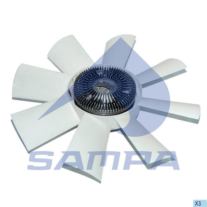 Sampa 041.411 Hub, engine cooling fan wheel 041411