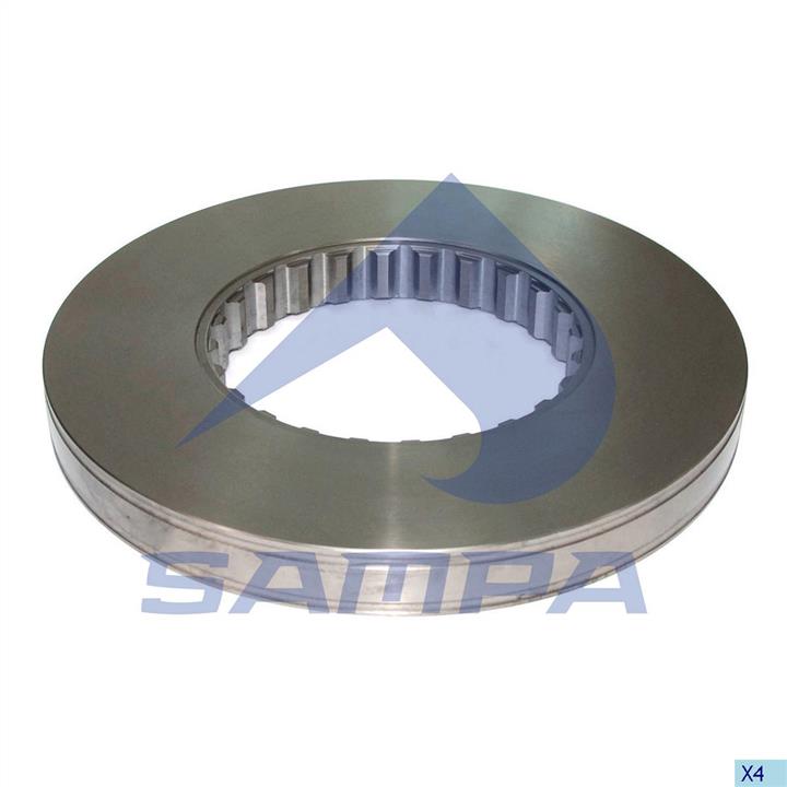Sampa 031.211 Unventilated front brake disc 031211