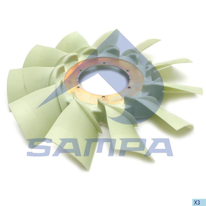 Sampa 042.362 Hub, engine cooling fan wheel 042362