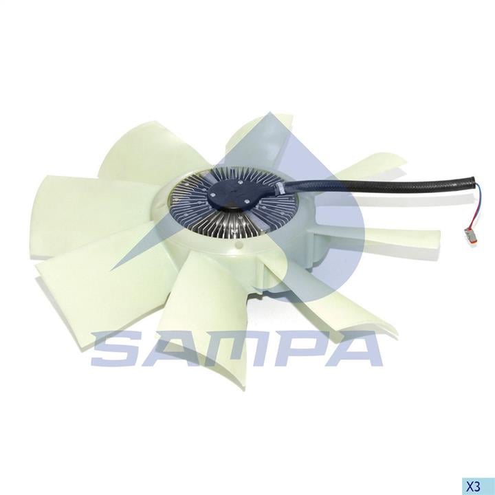 Sampa 041.398 Hub, engine cooling fan wheel 041398
