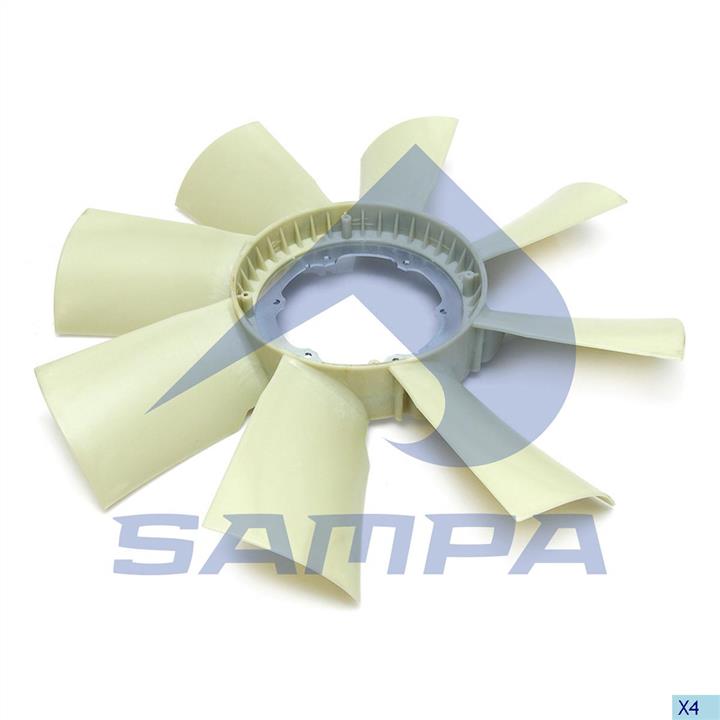 Sampa 041.406 Hub, engine cooling fan wheel 041406