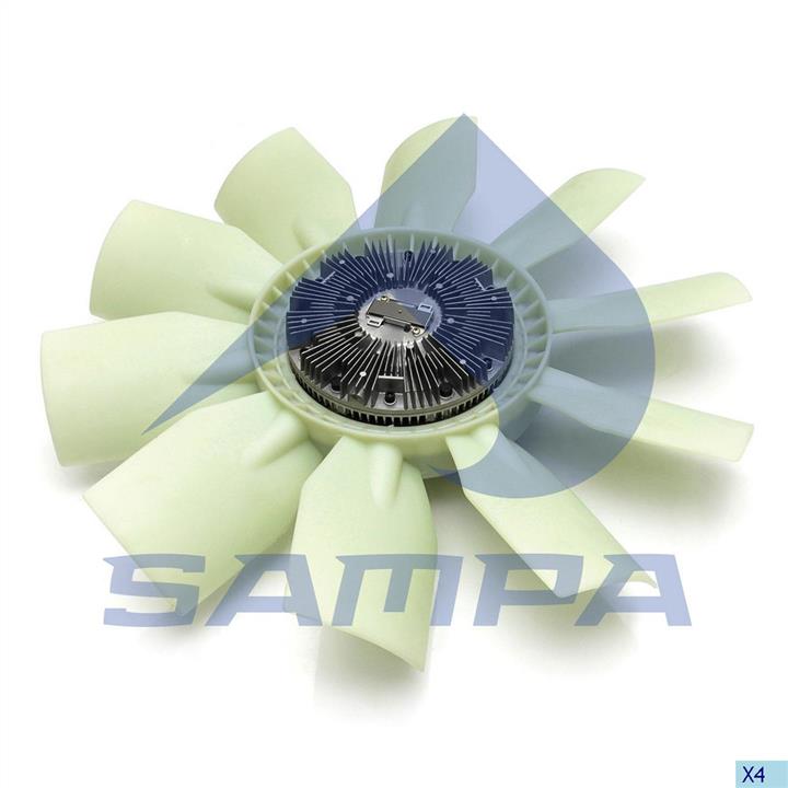 Sampa 032.160 Hub, engine cooling fan wheel 032160