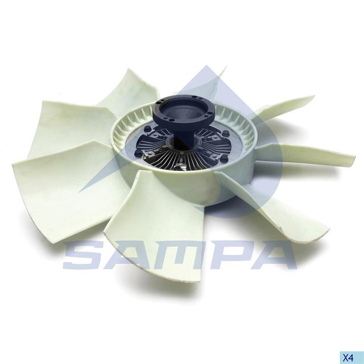 Sampa 033.151 Hub, engine cooling fan wheel 033151