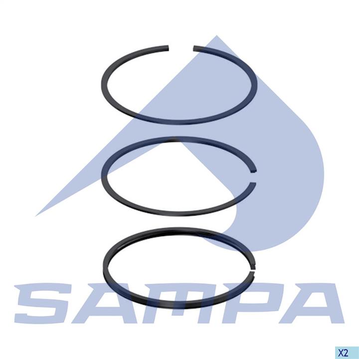 Sampa 061.354 Piston rings, compressor, for 1 cylinder, set 061354